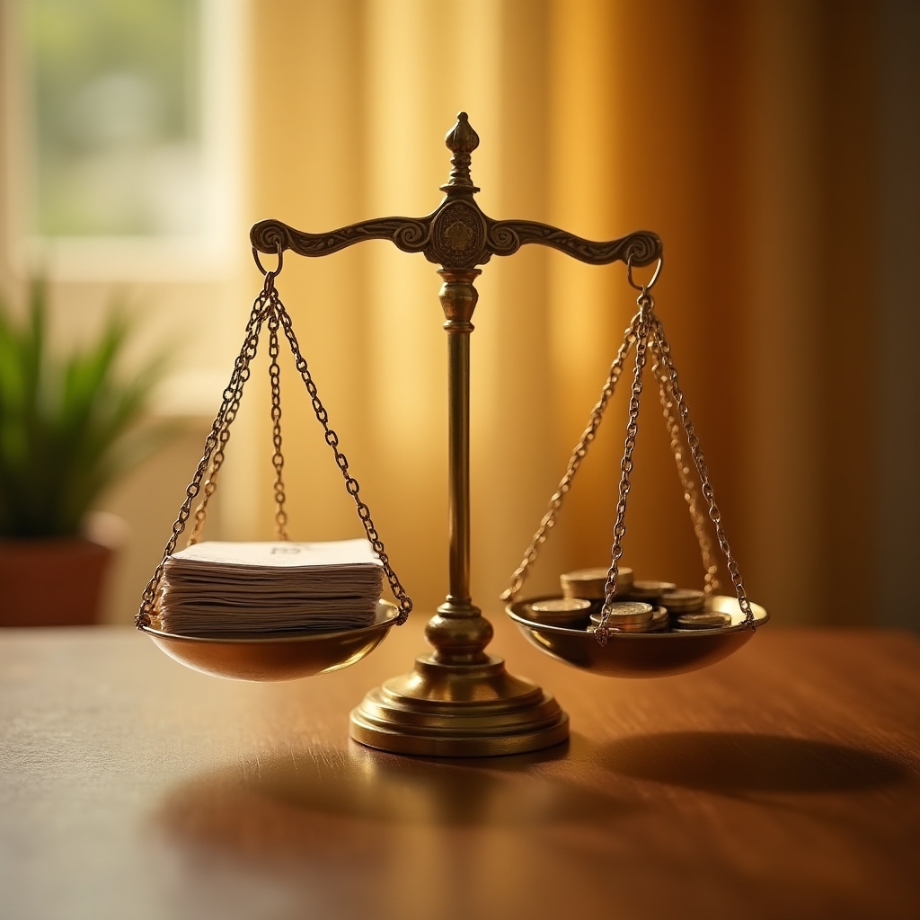 Video thumbnail showing consumer rights legal context, document and scale visual